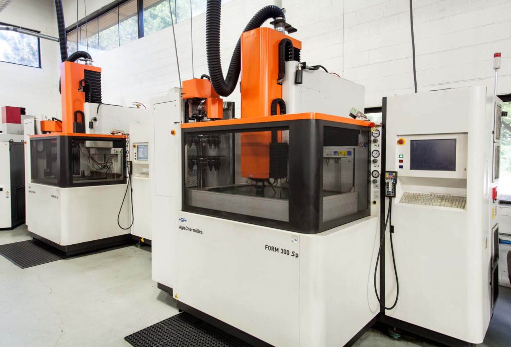 A machine in operation