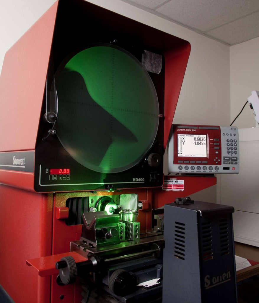 A machine in operation