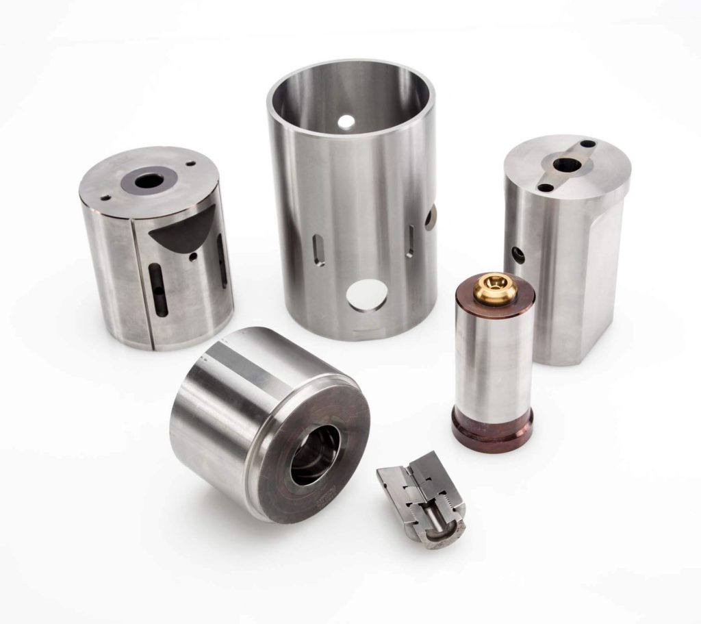 A collection of tool parts