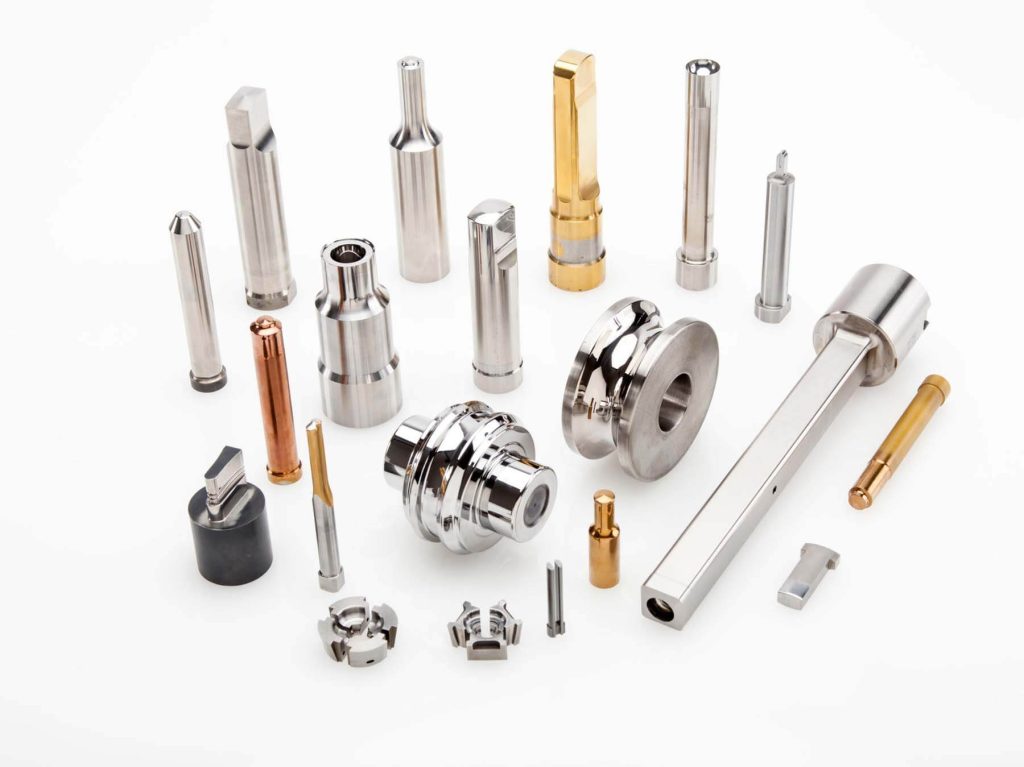 A collection of tool parts