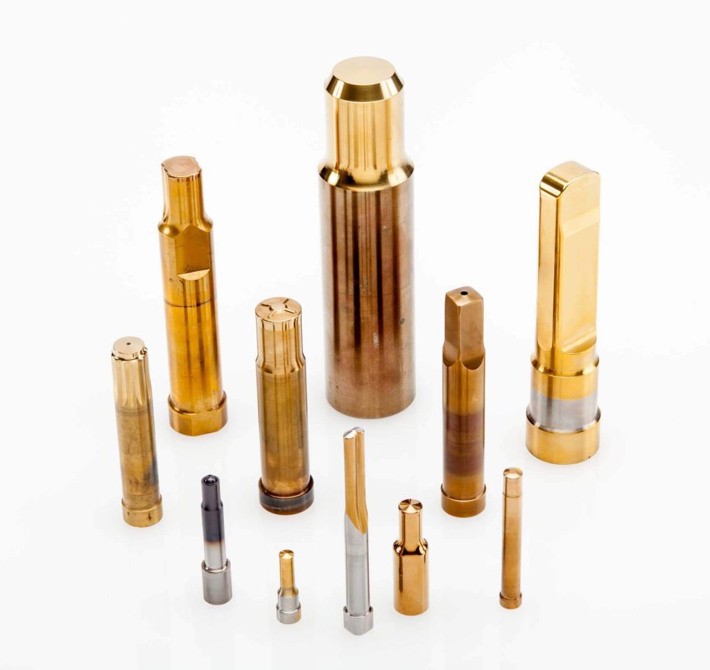 A collection of tool parts