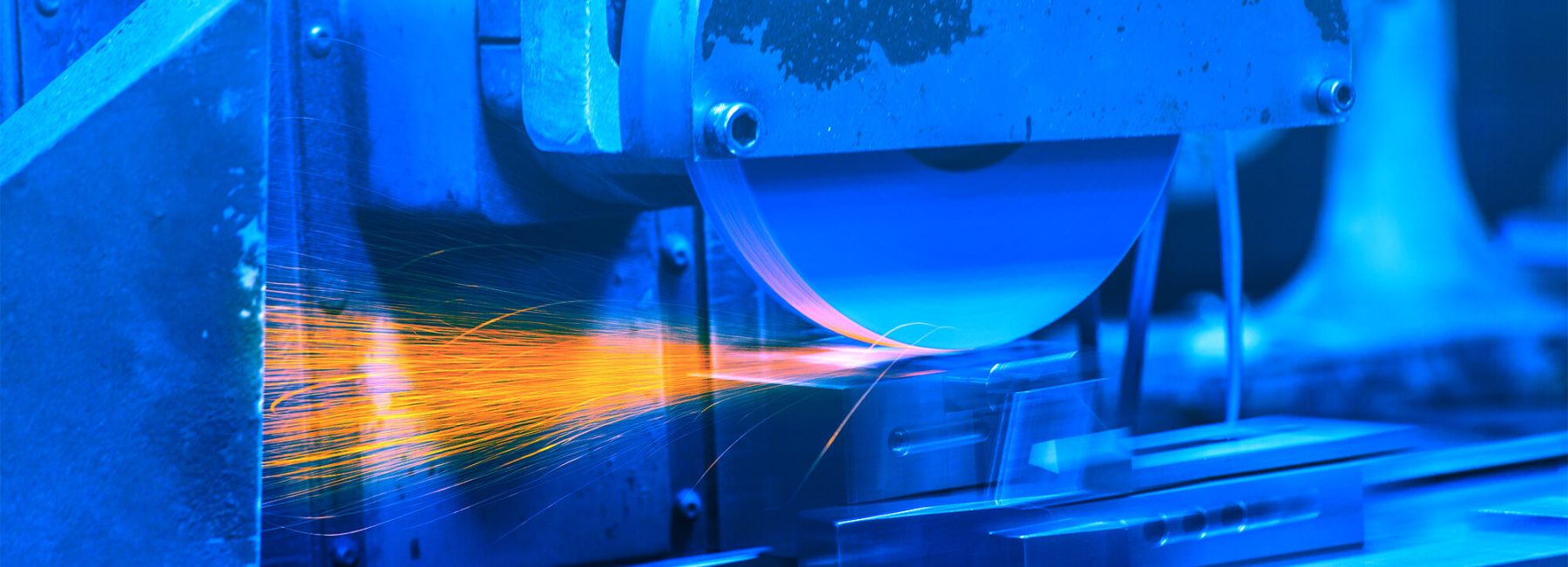 A manufacturing tool being used